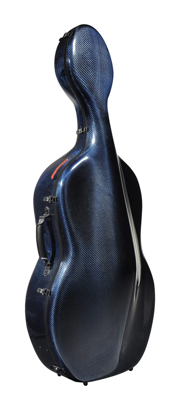 Blauer Carbon-Cellokasten